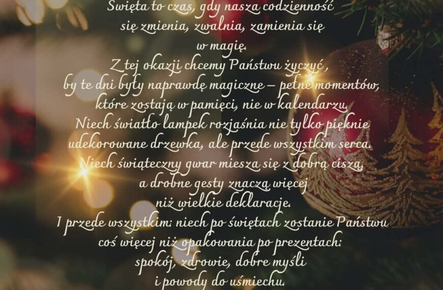 Życzenia Świąteczne